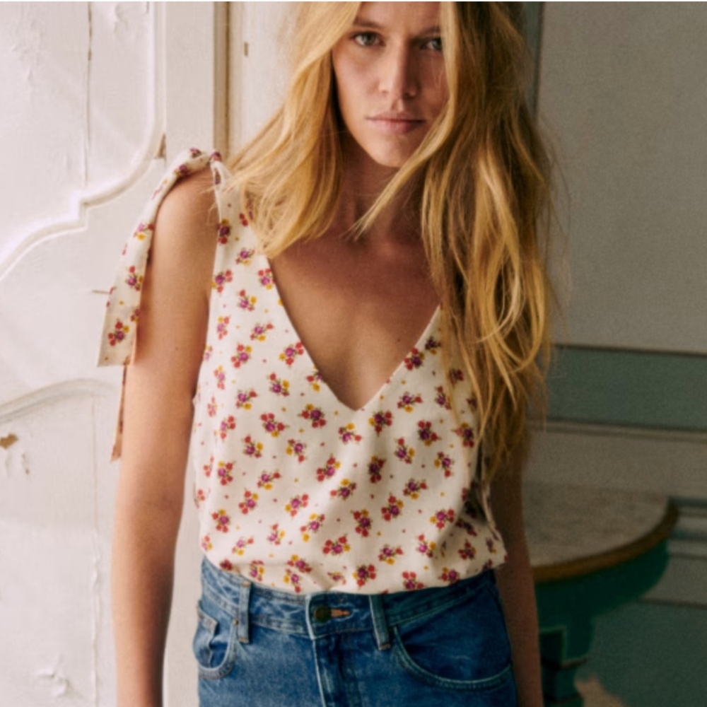 Floral Print Women's Top